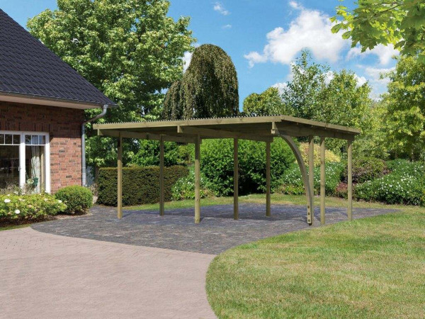 Carport dubbele carport 1 ECO incl. 1 toegangsboog