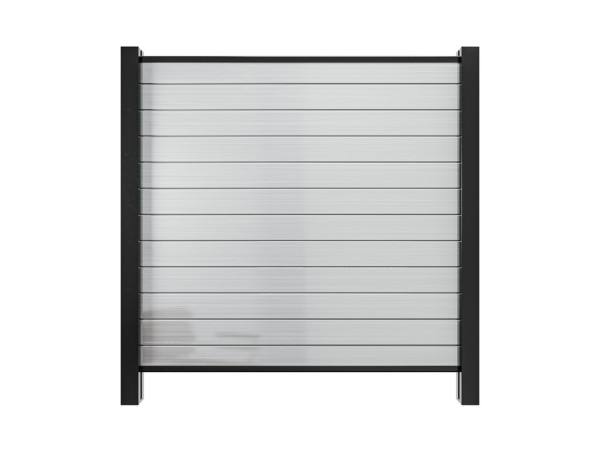 PVC schutting met steeksysteem wit