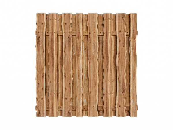 Privacybeschermende schutting Europees lariks Rustiek naturel