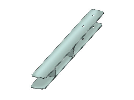 Paalanker H-vorm 91 mm gegalvaniseerd