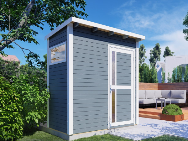 Tuinhuis "Punta 1" 19 mm lichtgrijs