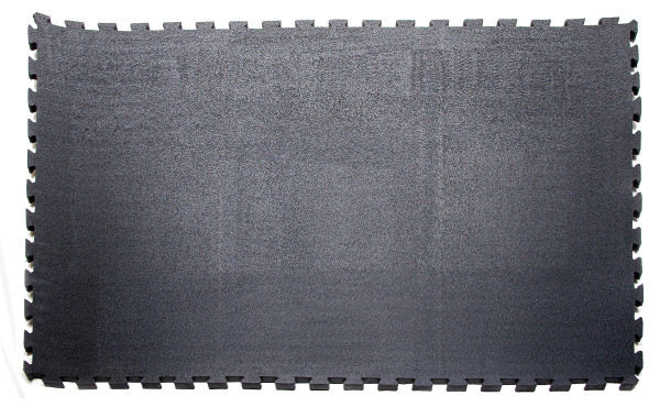 Rubberen stalmat met tandprofiel aan alle vier de zijden