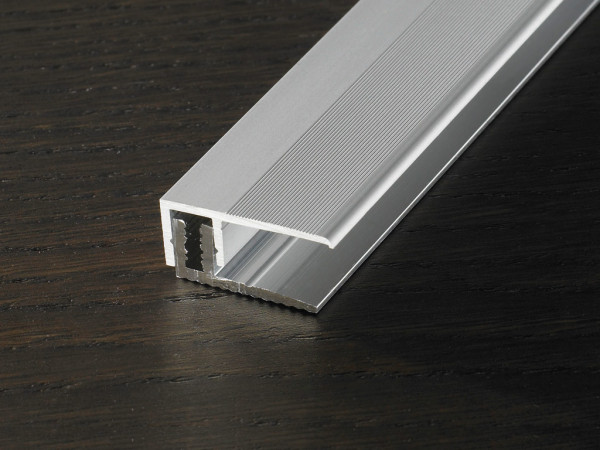 Eindprofiel PROVARIO Universal aluminium geanodiseerd zilver