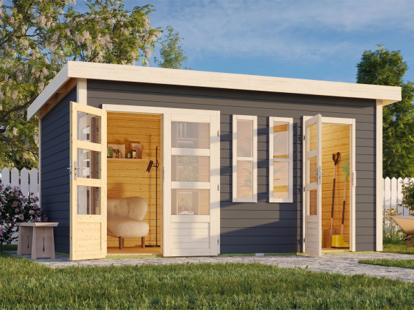 Tuinhuis Zweiraumhaus Appelhorn 28 mm onbehandeld
