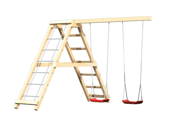 Speeltoren Accessoires Dubbele Schommel Uitbreiding Klimrek