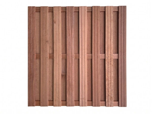 Privacybeschermende schutting Keruing Premium