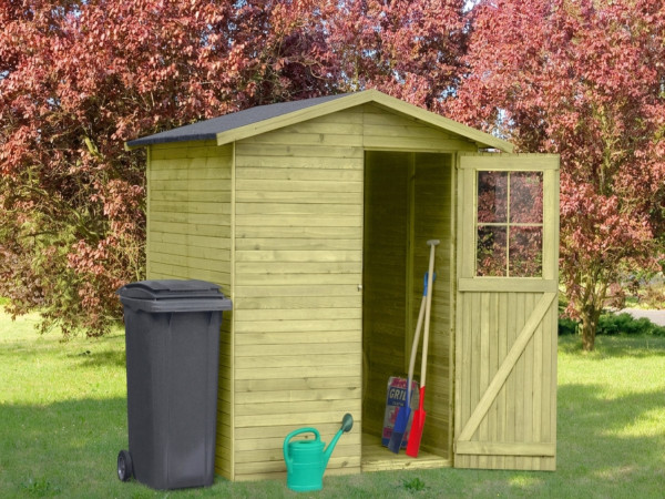 Tuinschuur Frankfurt maat 2 14 mm, onder druk geïmpregneerd