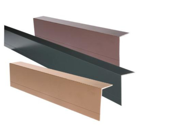 Aluminium-afsluitprofiel antraciet