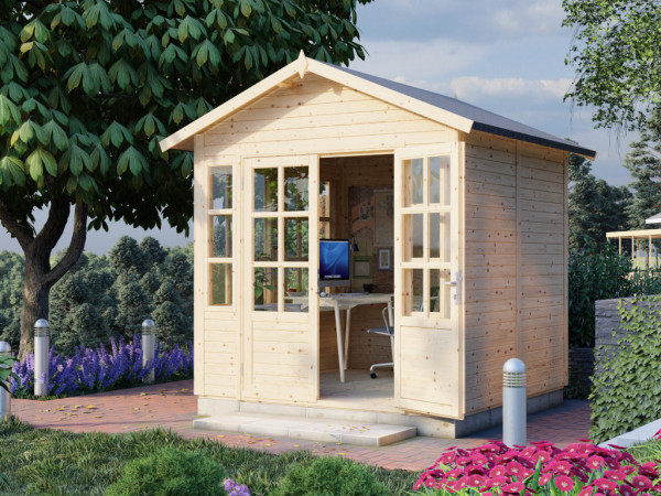 Tuinhuis Teahouse Scarlett 19 mm natuurlijk