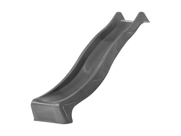 HDPE-glijbaan Yulvo, kort, 219 cm, antraciet