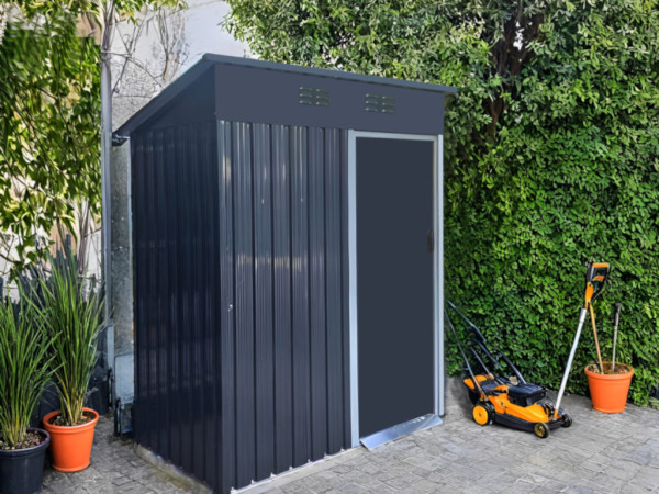 Metaal-hulpschuur Compact Antraciet
