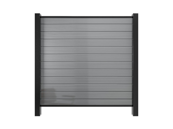 Tuinafscheiding PVC Plug-in Systeem Wit