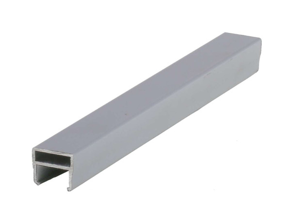 Aluminium afsluitlijst zilver voor insteekhek