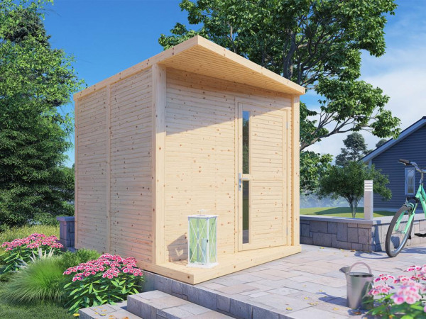 Tuinhuis Futura 19 mm rhombusprofiel naturel