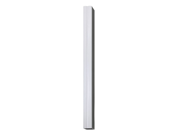 Aluminium paal 85 x 85 mm 186 cm lang, inclusief paalafdekstrip