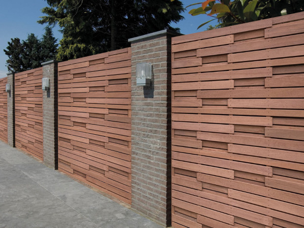 Privacybeschermende schutting Keruing Premium FCQ
