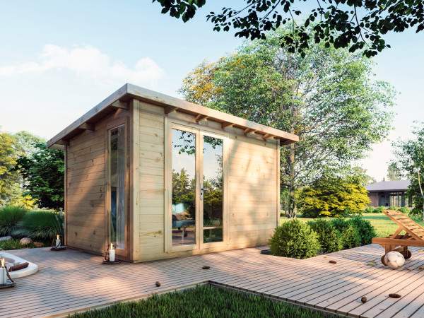 Tuinhuis Homeoffice Karvo 1 28 mm onbehandeld