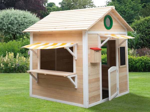 Speelhuis Kim transparant gelakt