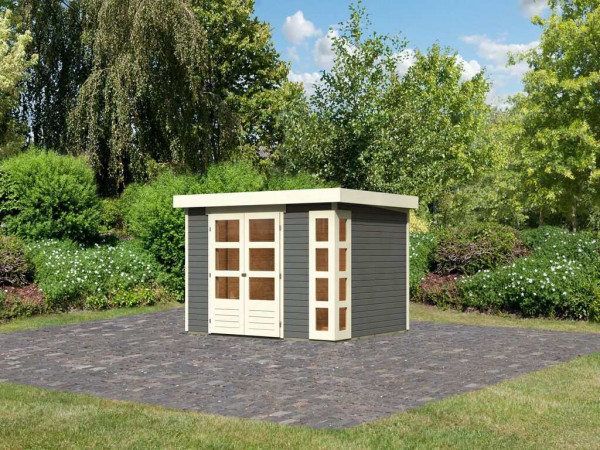 Tuinhuis Kerko 5 19 mm terragrijs