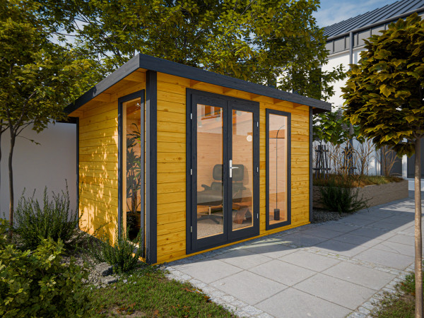 Tuinkantoor Karvo 2 28 mm eiken-Antraciet