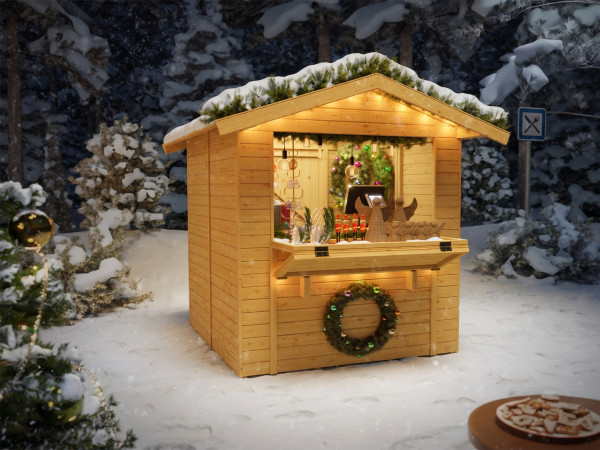 Marktkraam - Verkoopstand Nevia 14 onbehandeld