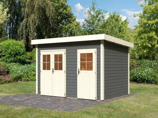 Tuinhuisje Tussenwand Tintrup 28 mm terra grijs
