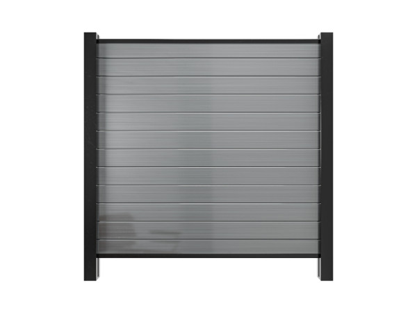 Tuinafscheiding PVC Plug-in Systeem Wit