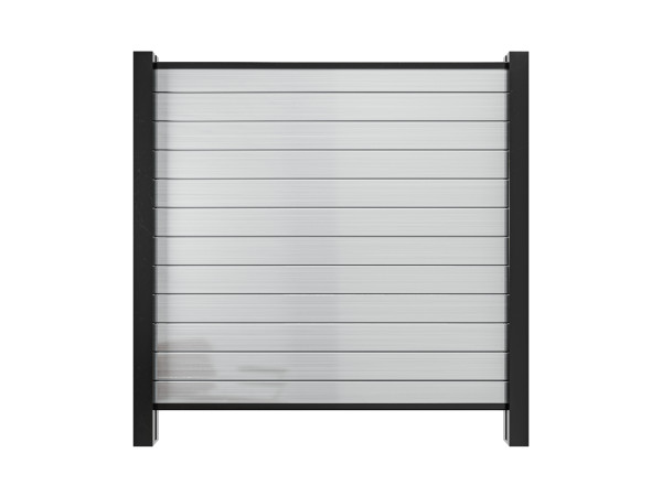 PVC schutting met steeksysteem wit