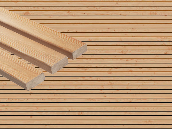 Gevelbekleding rhombus plint Siberische lariks