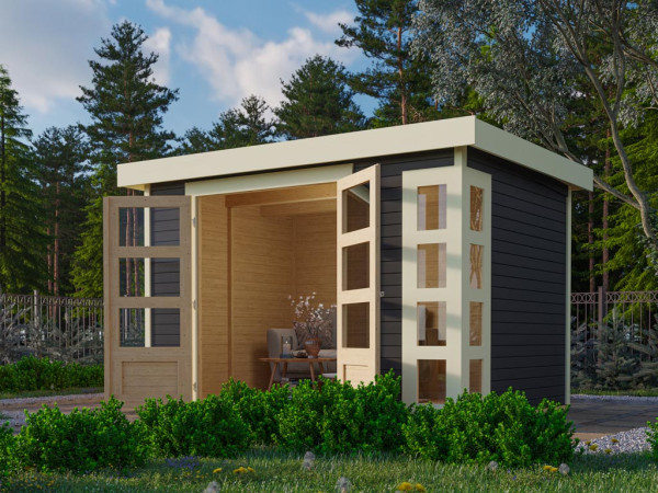 Tuinhuis Kerko 4 19 mm terragrij