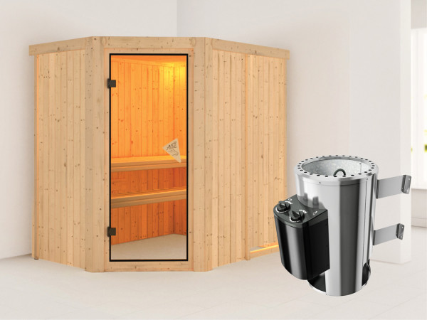 Systeemsauna Saja incl. Plug & Play saunakachel besturing