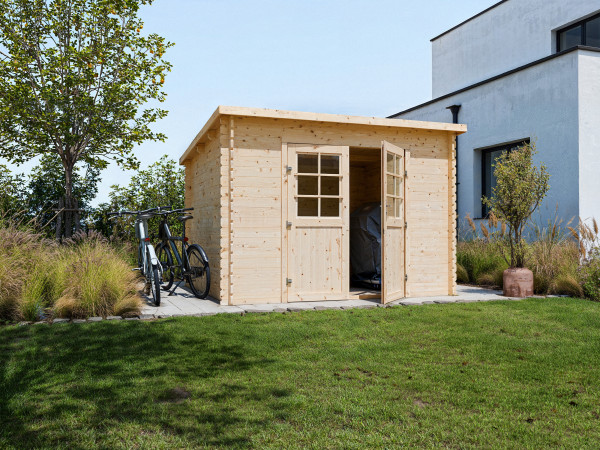 Tuinhuis blokhut CA2974 28 mm onbehandeld