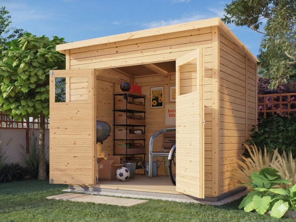 Tuinhuis Marksburg 3 14 mm naturel