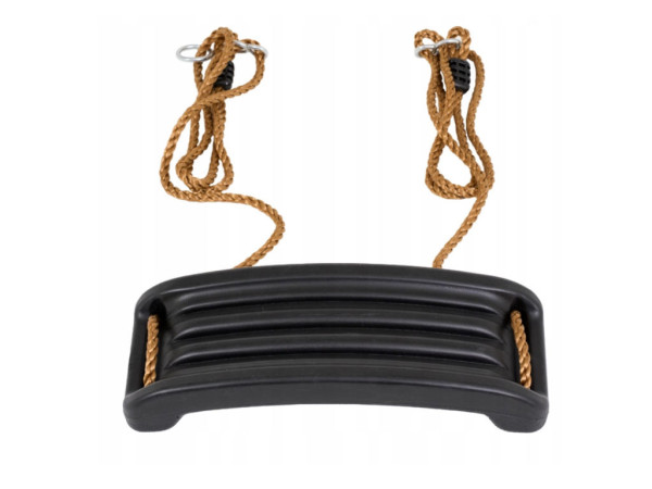 Schommelzitje, kunststof, antraciet