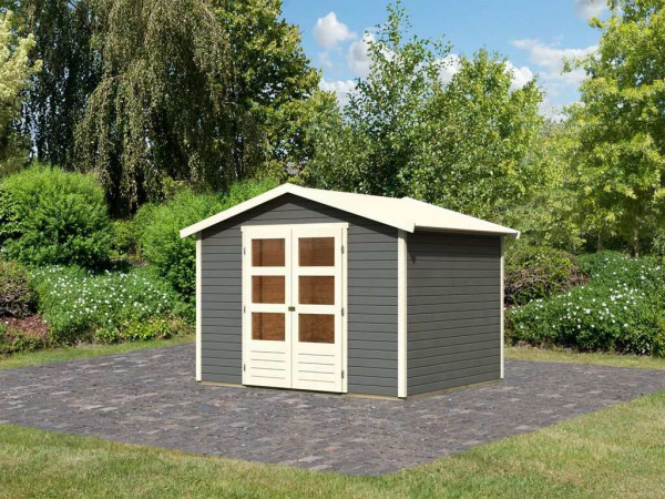 Tuinhuis Amberg 4 19 mm terragrijs