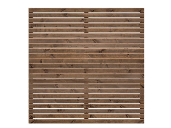 Schutting Rhombus grenen KDI bruin