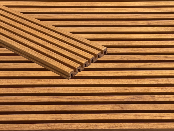 Bamboe ruitvormige gevelbekleding, smal, voor buitengebruik