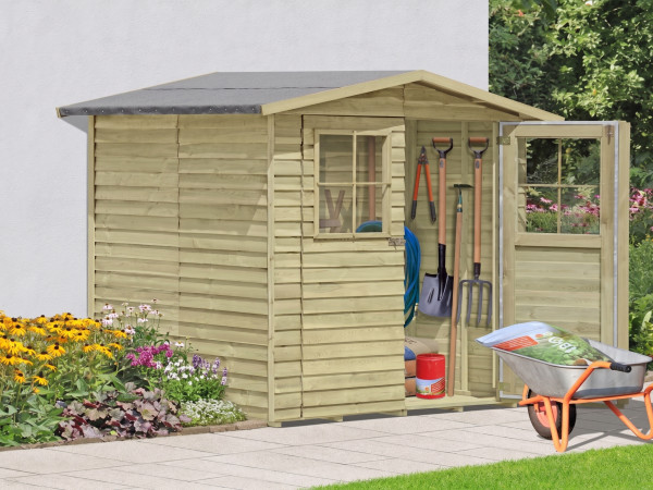 Gereedschapshuisje Hamburg 1 9 mm druk geïmpregneerd