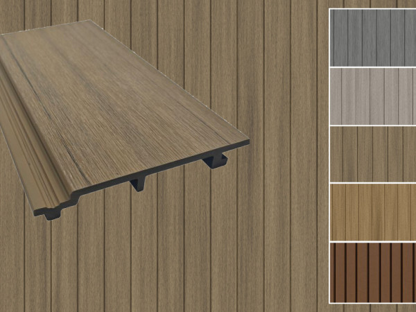 WPC 4-voudig ruitprofiel Antiek gecoëxtrudeerd