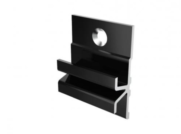 Silvadec – Zwarte clips voor gevelbekleding