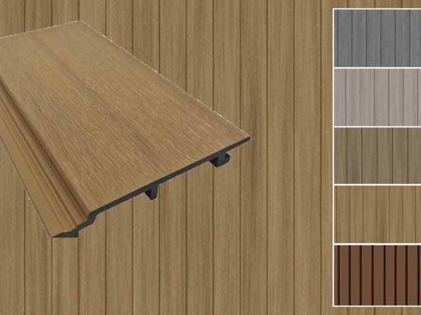 WPC 4-voudig ruitprofiel Eik gecoëxtrudeerd