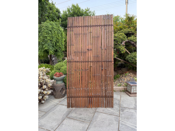 Bamboe privacy hek XL donkerbruin