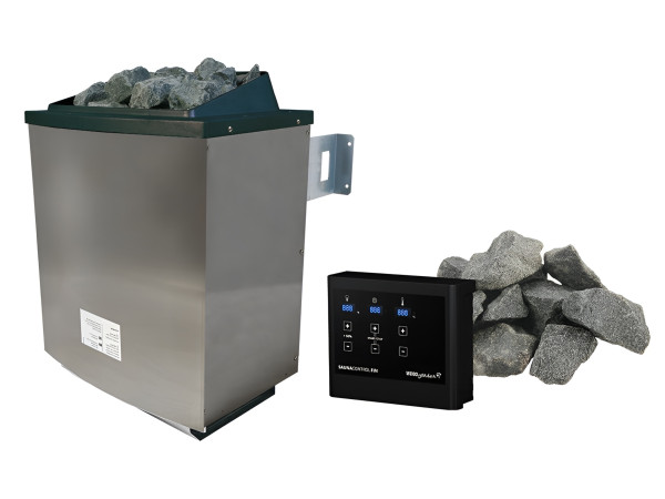 Saunakachel 9 kW incl. externe besturing PROMOSET 1