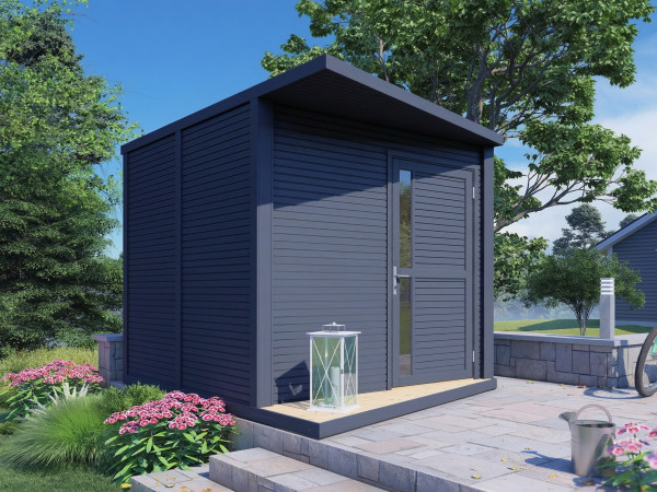 Tuinhuis Futura 19 mm rhombusprofiel antraciet