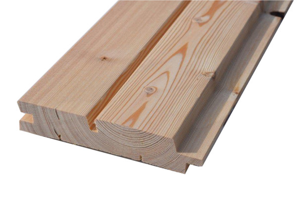 Gevel Dubbele rhombusprofiel Siberisch lariks