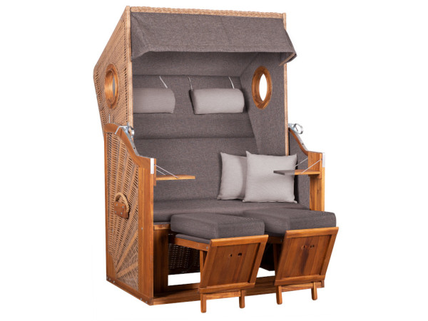 Strandstoel TREND 45 walnoot, Design 753