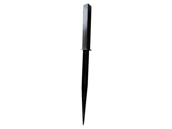 Paalhouder zwart 60 x 60 mm