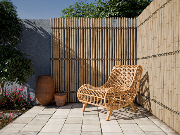 Bamboe XL natuurlijke privacy omheining