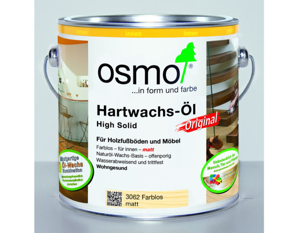 Hardewasolie 3062 Kleurloos 2,5 liter mat