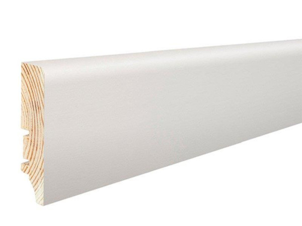 Plint wit P6P gefolieerd